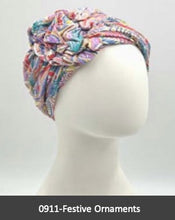 Load image into Gallery viewer, Lotus Printed Turban 1008 by Christine