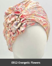 Load image into Gallery viewer, Lotus Printed Turban 1008 by Christine