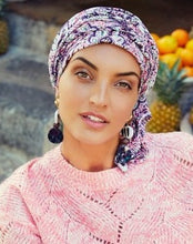 Load image into Gallery viewer, Sapphire Boho Printed Turban Set 3008 by Christine