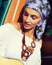 Load image into Gallery viewer, Sapphire Boho Printed Turban Set 3008 by Christine