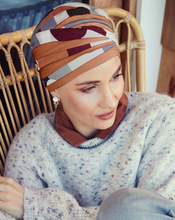 Load image into Gallery viewer, Shanti Printed Turban 1331 by Christine