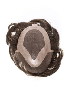 402 Men's System H by WIGPRO | Mono-Top Human Hair Topper