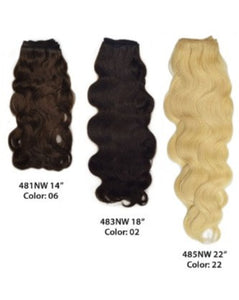 481NW Super Remy Natural Wave 14" by WIGPRO | Human Hair Extension