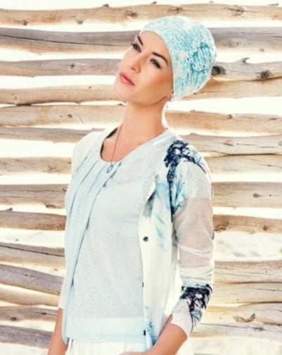 Lotus Printed Turban 1008 by Christine