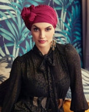 Load image into Gallery viewer, Sapphire Boho Turban Set 3001 by Christine